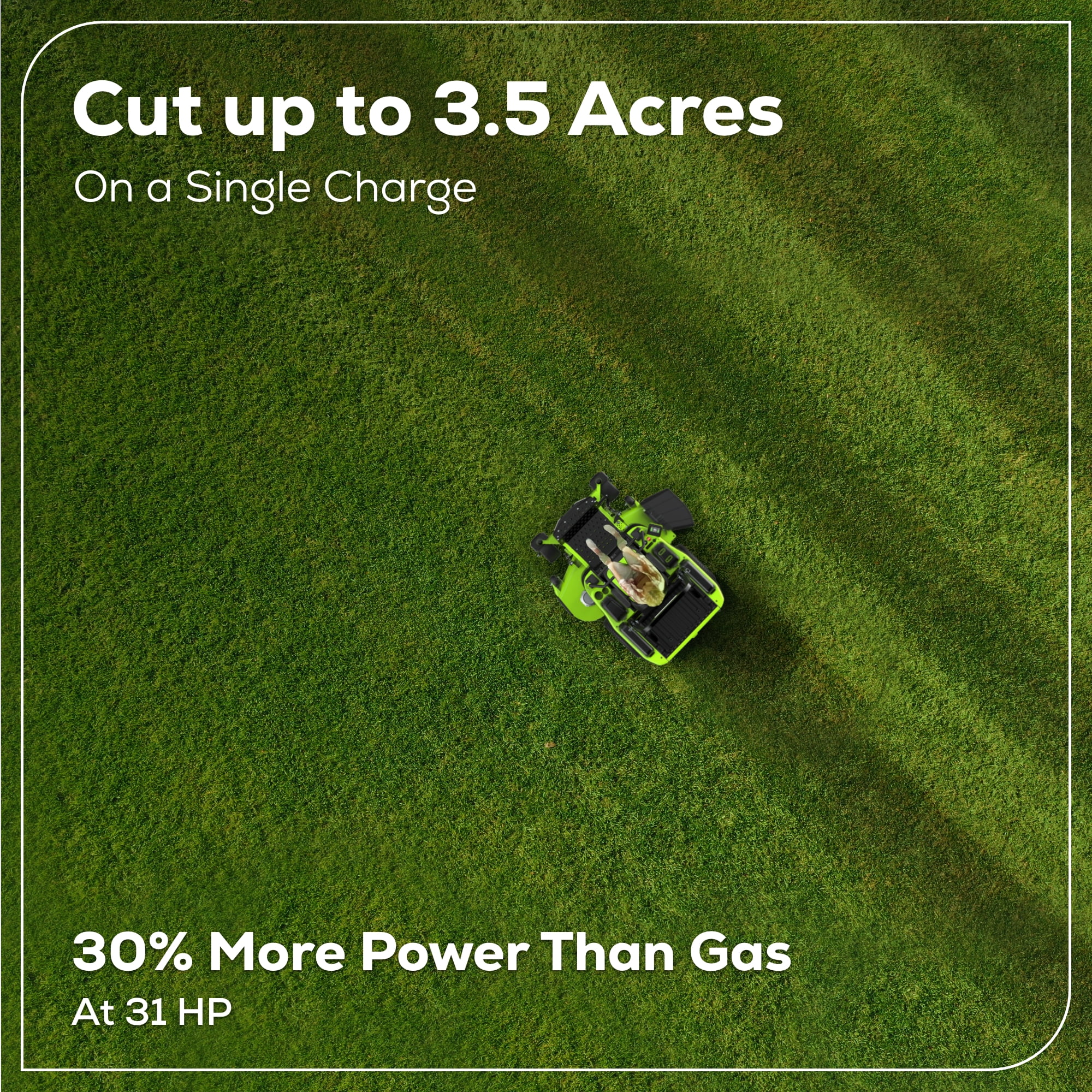 Greenworks 60V 54" Maximus Zero Turn Riding Mower + with (2) 20.0 Ah, (2) 8.0 Ah & (2) 4.0 Ah Batteries and 1.5kW Charger 7430202