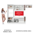 thumbnail image 4 of Cocina Integral Completa Madesa Safira Con Encimera 290cm BB, 4 of 10