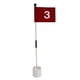 thumbnail image 3 of Astas de Bandera de golf Cola Bandera de green de golf, 3 of 8