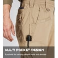 thumbnail image 3 of Pantalones cargo SPOSULEI para hombre Ripstop, transpirables y de secado rápido, 3 of 6