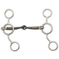 thumbnail image 2 of Kelly Silver Star Sweet Iron Jr. Cow Snaffle - Stainless Steel - 5" Mouth, 2 of 2