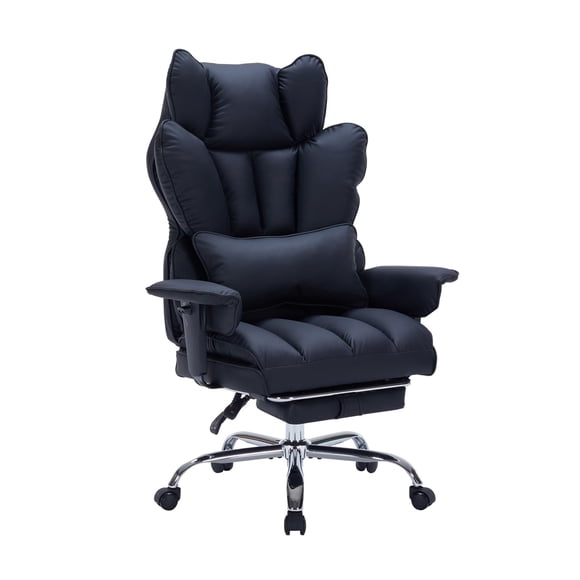 Yiwa Chaise de Jeu Grande Taille, Supporte 400 Lb, avec Dossier Haut, Repose-Pieds et Siège Grand avec Ressorts Ensachés Intégrés