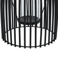 thumbnail image 5 of DecMode Black Metal Decorative Candle Lantern with Handle, 5 of 7