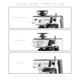 thumbnail image 5 of Productos de café - Palanca de vapor de repuesto para máquinas de espresso - Plata cepillada - Compatible con Barista Express, Infuser, Barista Pro TUNC Sencillez, 5 of 5