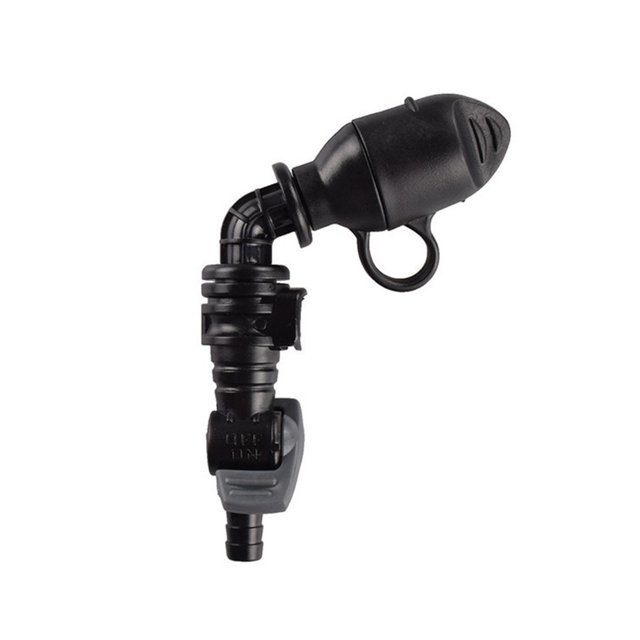 Allume 10Pcs Replacement Hydration Bags Bite Valves With Cover for Cycling Sports Bladder Bag Black