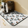 thumbnail image 2 of Hen and Garden Coffee Mat - Non-Slip Waterproof Mat with Farm Fresh Chicken Art, 2 of 6