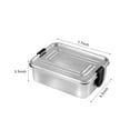 thumbnail image 5 of AOHEA Stainless Steel Bento Lunch Box for 304 Stainless Steel Bento Box BPA FREE Bento Containers 1200ml Metal Lunch Box for Adults, 5 of 6