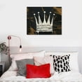 thumbnail image 4 of JEUXUS Canvas Print Wall Art Untitled 1982 Crown Graffiti Art Picture Theme Party Decor Prints Painting Nordic Decoration Living Room Home Decor 20x16 inch, 4 of 4