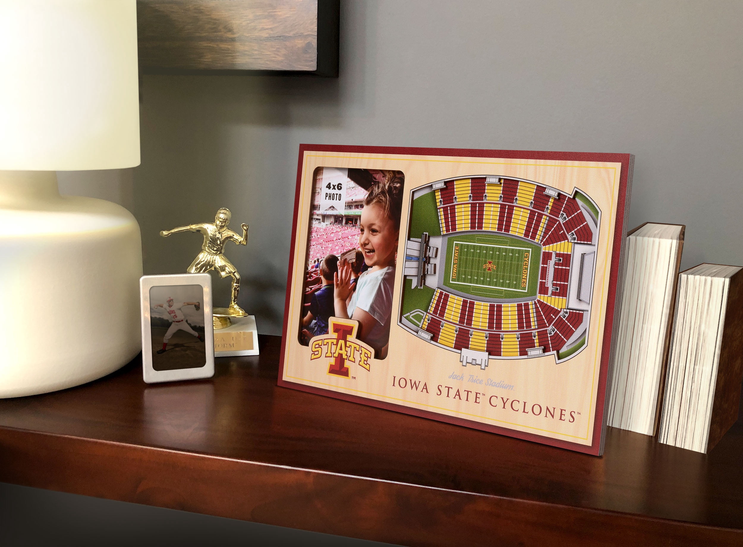 YouTheFan NCAA Iowa State Cyclones 3D StadiumView Picture Frame