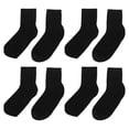 thumbnail image 2 of 4 Pairs Gel Socks Reusable Moisturizing Socks Soft Solid Color Elastic Casual Gel Lining Socks for Sleeping, 2 of 7