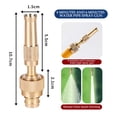 thumbnail image 1 of Ohmyroo Brass Hose Nozzle And Connector Set Adjustable Garden Tap Fittings For Washing, 1 of 8