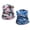 Kungfu Chick Blue Shark Pattern, variant on Set of 2pcs Bandana Seamless Tube Mask, Headwear, Scarf for Wear Face Coverings, Running, Cycling, Fishing, UV Protection - Wood Vintage American USA Flag + Gray Skull Raven