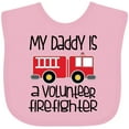 thumbnail image 3 of Inktastic Volunteer Firefighter Daddy Boys or Girls Baby Bib, 3 of 4