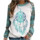 thumbnail image 1 of Camiseta de manga larga con cuello redondo para mujer a la moda, blusa suelta con estampado de verano Fridja  ghj987+4242, 1 of 5