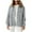Gray, variant on XFLWAM Women's Shacket Jacket Casual Lightweight Long Sleeve Quilted Jackets Button Down Shirts Outerwear Tops with Pockets