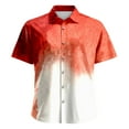 thumbnail image 4 of Wyzesi Chemise Rayée Homme Verticale Printemps Décontractée Col à Revers Imprimé Complet Plage Manches Courtes Vacances Extérieur Chemise Noire Ajustée Extensible, 4 of 5