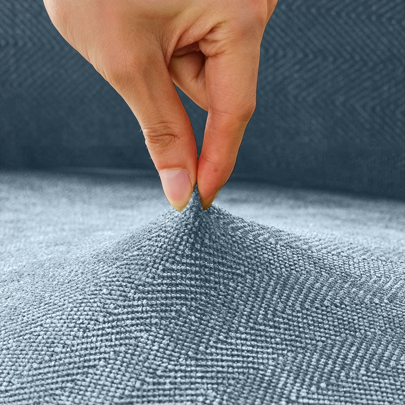 Sofa Cover, Stretch Couch Slipcover, Elastic Furniture Protector for Living Room Pet Friendly Soft Fabric Daily Use Protection Cover