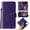 Purple, variant on Allytechgroup Wallet Phone Case for iPhone 16 Pro Max with Credit Card Slot, PU Leather Flip Case with Lanyard Kickstand for Women Girls Shockproof Back Cover for iPhone 16 Pro Max, Purple
