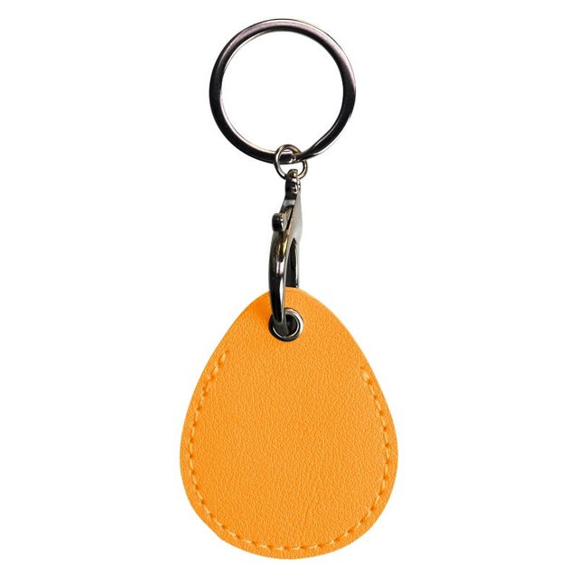 Estuche para tarjetas de cuero sintético con forma de gota de agua, pequeño llavero, estuche protector, estuche para tarjetas de ascensor cuadrado, estuche para tarjetas de acceso comunitario