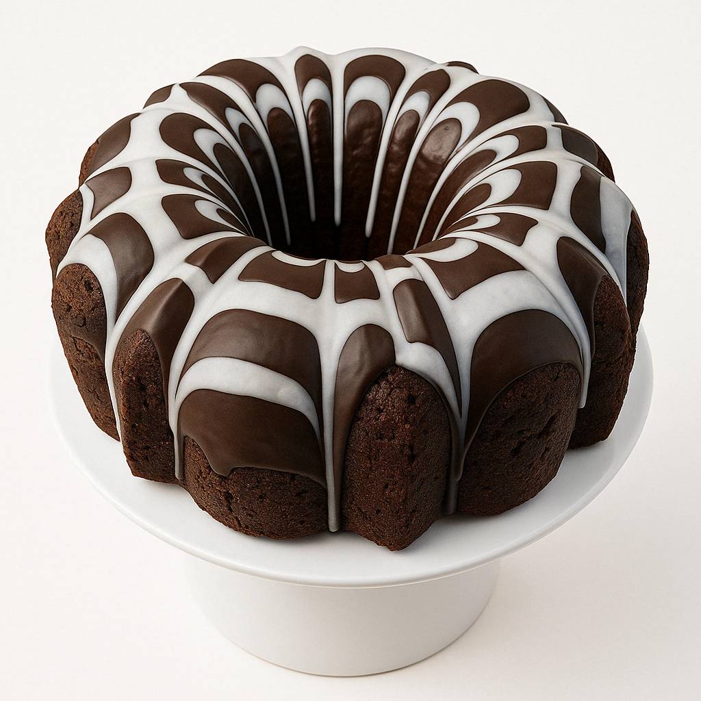 Andy Anand Marble Chocolate Bundt Cake, Shipped 2nd Day Air, Made Fresh, No Preservative Amazing-Delicious-Decadent Gourmet Food Gift Box (3 lbs)