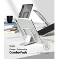thumbnail image 2 of Ringke Fusion Case & Outstanding Tablet Stand Combo for Samsung Galaxy Tab S7 / Galaxy Tab S8 - Clear & Light Gray, 2 of 10