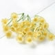 thumbnail image 1 of pstuiky 10 mini margaritas artificiales pequeñas flores de margarita flores de primavera falsas flores decorativas de imitación con tallos variedad para decoración del hogar., 1 of 6