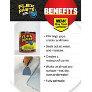 Flex Paste Super Thick Rubber Sealant, 8.75 fl oz, Clear