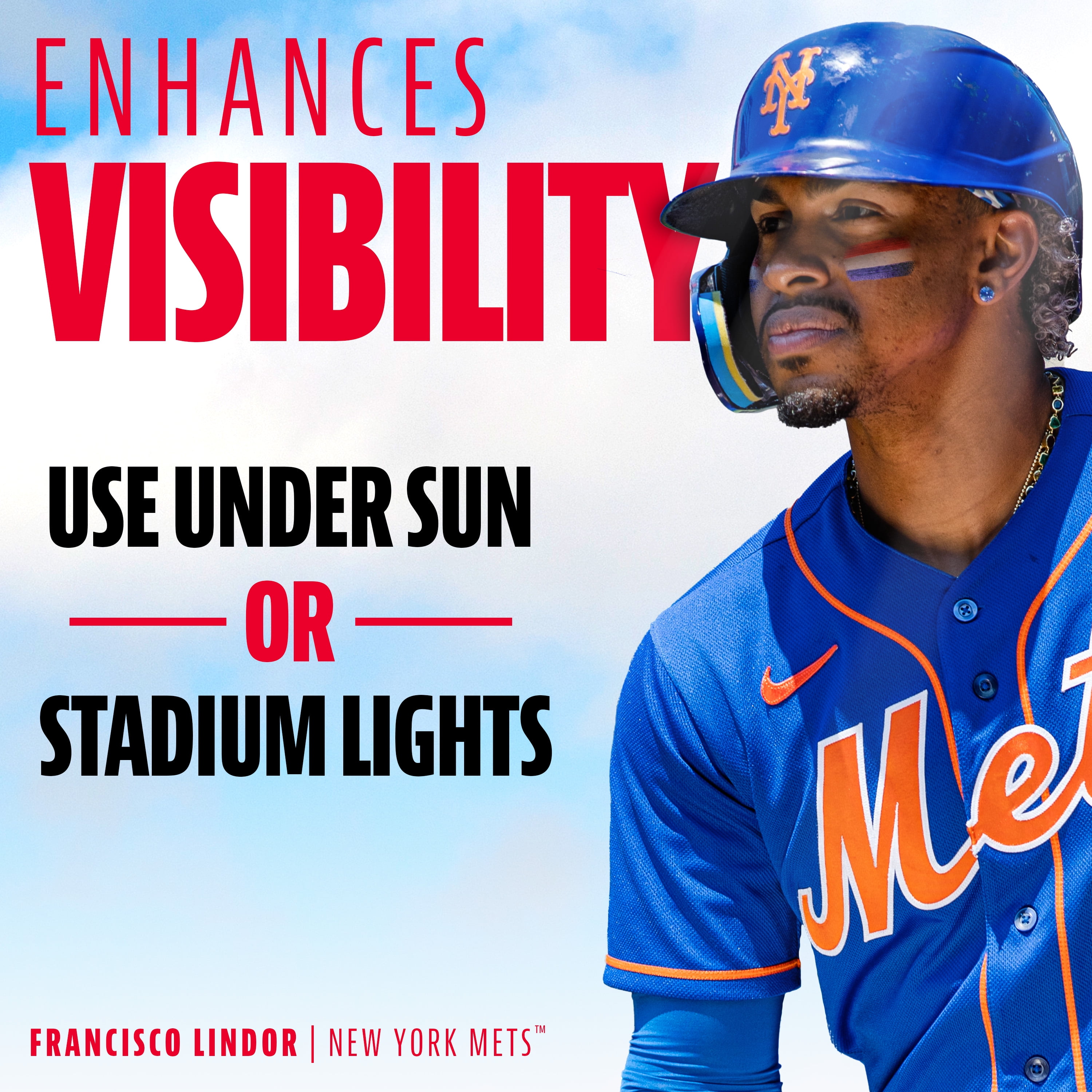 Franklin Sports MLB Premium Baseball Eye Black - USA - Eye Black Stick