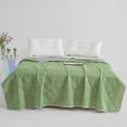 thumbnail image 2 of RBCKVXZ Cooling Comforter Queen, Cold Touch Fabric Absorbs Body Heat, Double-Sided Soft Fluffy Cooling Blanket for Night Sweats Hot Sleeper(Green, (71"x79")), 2 of 7