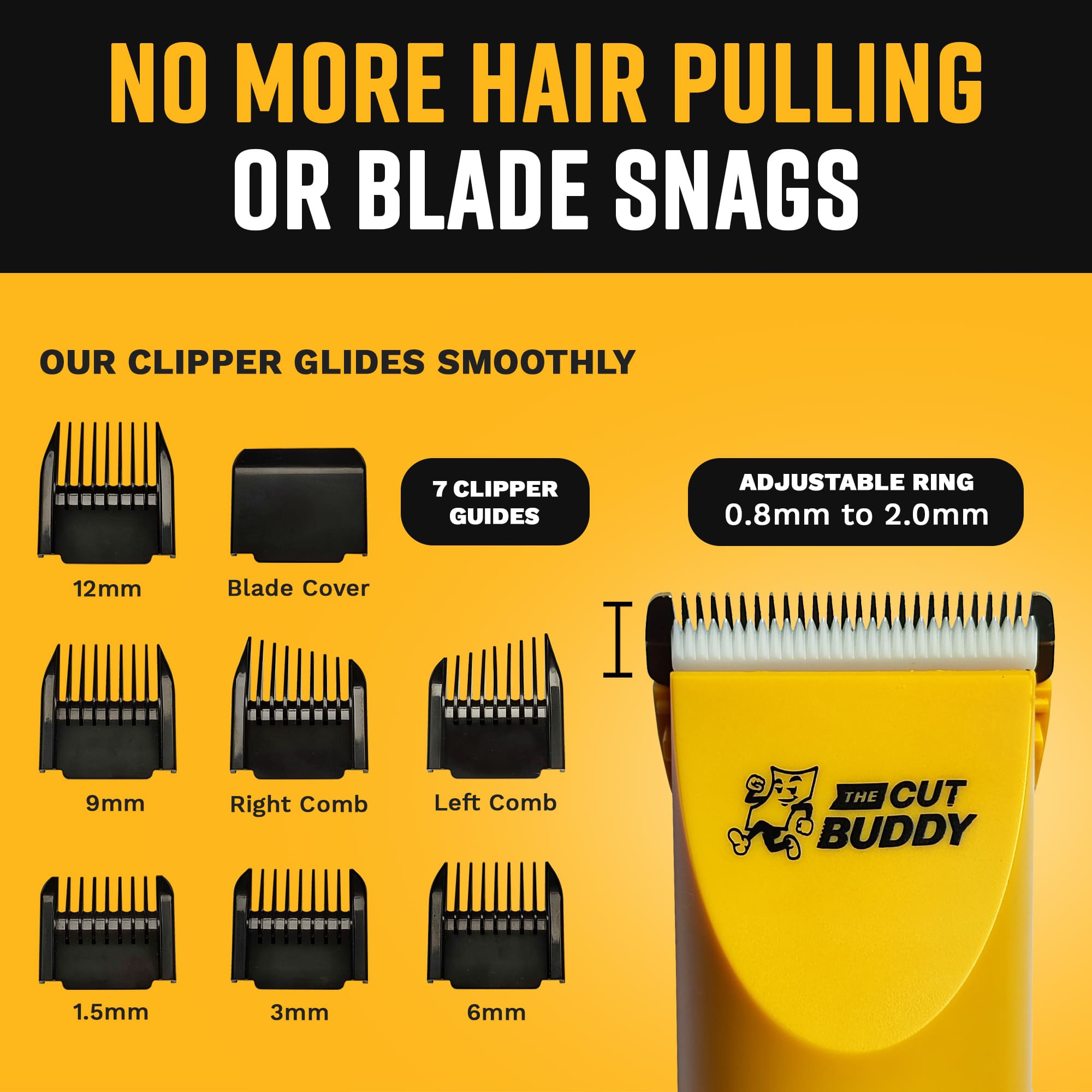 The Cut Buddy Cordless Hair and Beard Clipper with Scissors photo 7