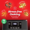 thumbnail image 4 of Kitchen Elite 3 Qt Digital Air Fryer, Countertop Nonstick Basket Oven, Black, 4 of 7