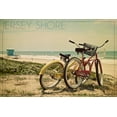 thumbnail image 4 of Jersey Shore, Bicycles and Beach Scene (1000 Piece Puzzle, Size 19x27, Challenging Jigsaw Puzzle for Adults and Family, Made in USA), 4 of 4