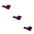 thumbnail image 3 of kurtrusly 1/2/3 Polyester Chenille Rug Carpet With Soft Texture Good Stepping Feeling And Strong Grip Prompt Deep Purple 50*80+50*50 3PCS, 3 of 6