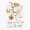 1pcs, variant on Rest And Wait On The Lord Psalm 37 Verse 7 Rustic Autumn Flowers Sticker