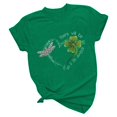 thumbnail image 2 of Puntoco - Camiseta holgada de manga corta con cuello redondo y estampado informal para mujer Puntoco Puntoco-609, 2 of 3