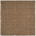 thumbnail image 3 of SAFAVIEH Natural Fiber Emory Geometric Jute Area Rug, Natural/Black, 9' x 9' Square, 3 of 8