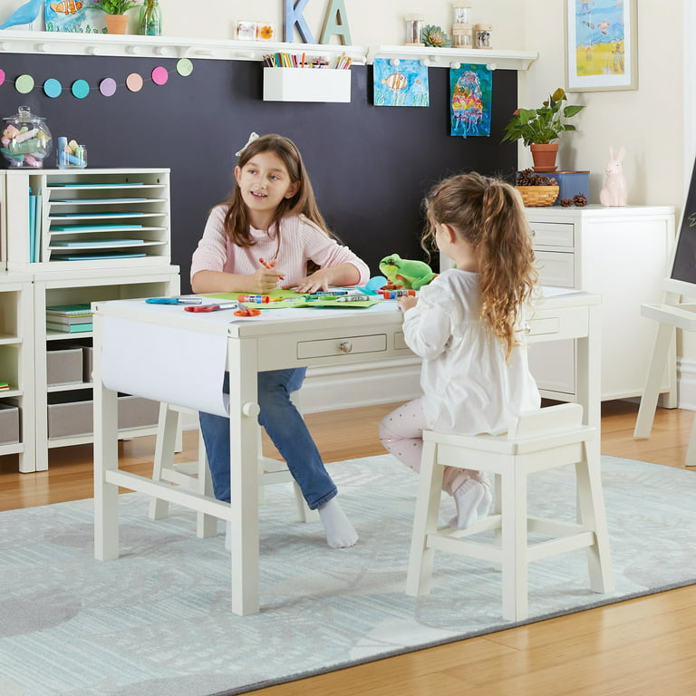 Martha Stewart Kids' Art Table and Paper Roll - Gray