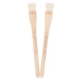 thumbnail image 3 of Miangastore Painting Brushes Light Brown 2Pcs 10.2X1X0.3In Long Handle Synthetic Material, 3 of 8