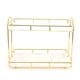 thumbnail image 5 of Organizador de baño de 2 niveles para mejorar el espacio y el estilo Glamour dorado, 5 of 8