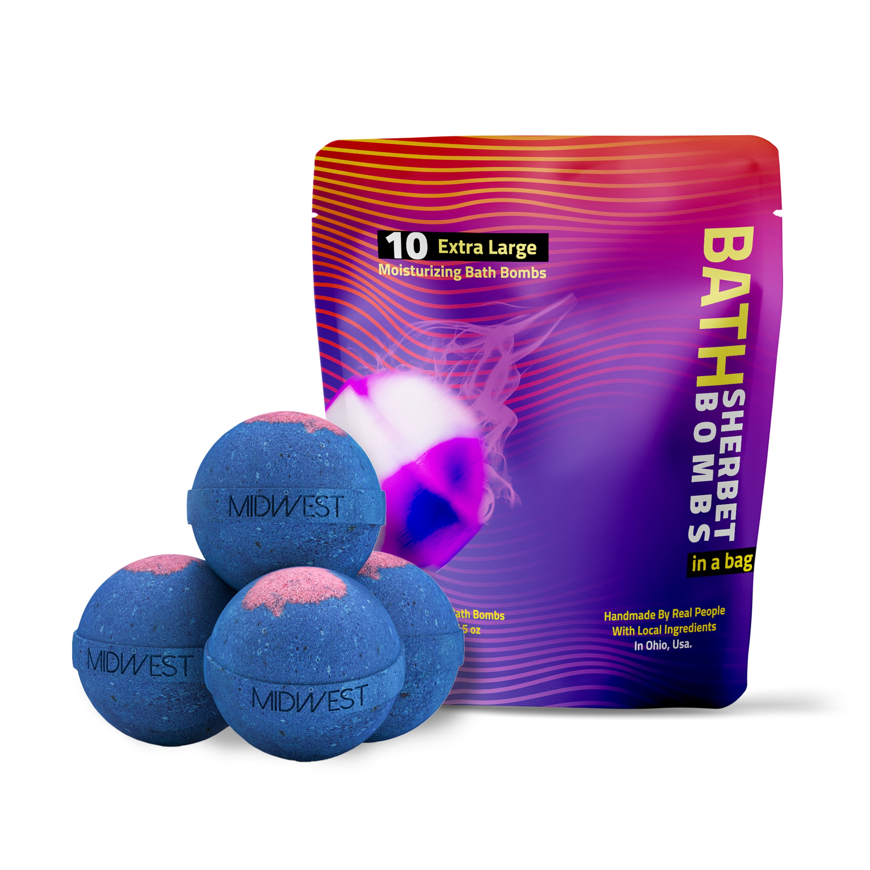 Eternal Roses Luxury Bath Bombs Set of 10 Extra Large 4.5oz