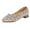 White Tweed Low Heel Flats, variant on hopeusnice Women's Tweed Low Heel Flats Slip On Shoes Comfortable Breathable Round Toe Flatform Party Wedding Shoes Black 37
