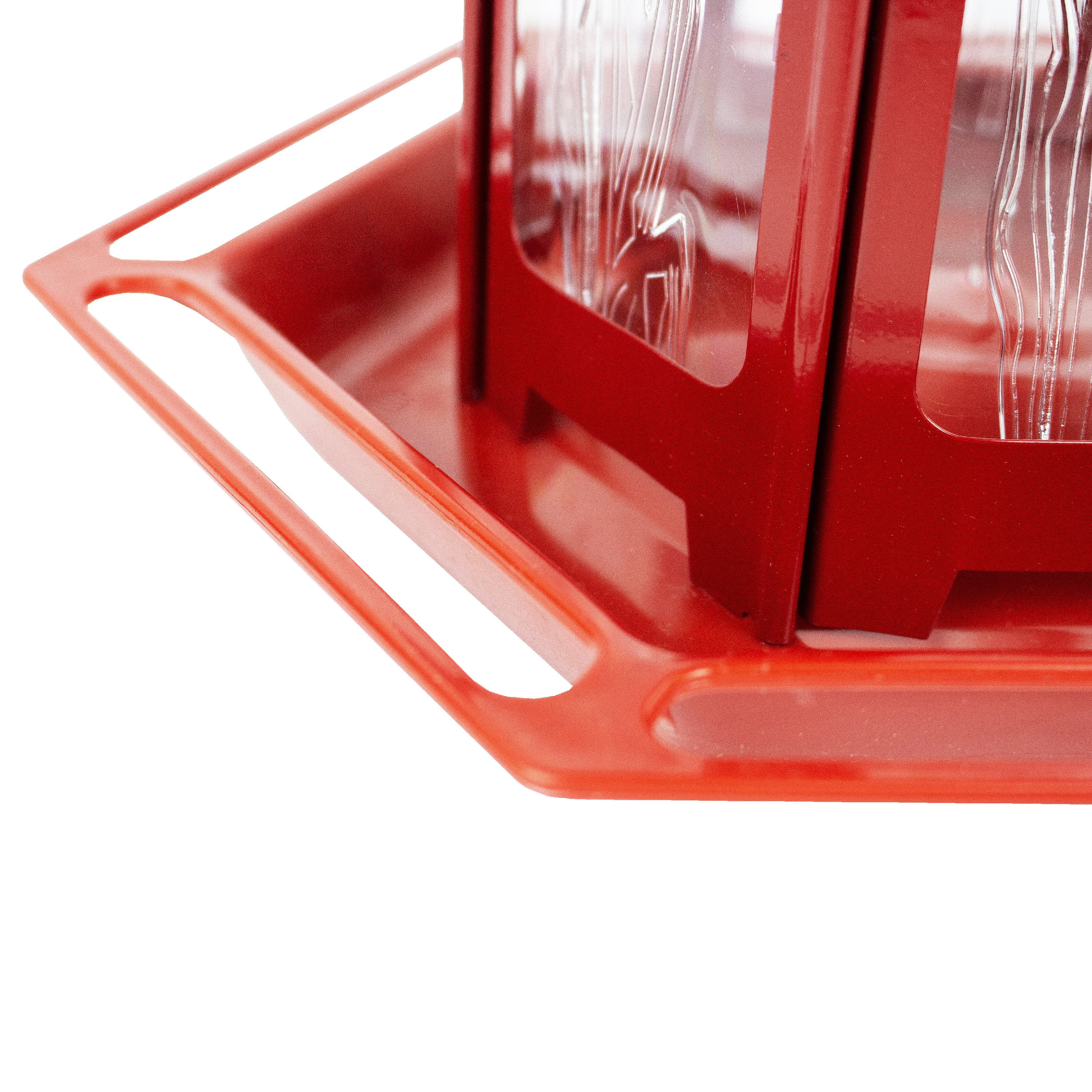 Perky-Pet Brick Red Gazebo Wild Bird Feeder - 3.5 lb Capacity