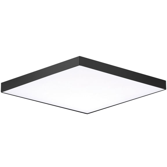 57668WTBK Maxim Lighting Trim-18W 1 LED Flush Mount-8.5 Inches wide by 0.75 inches high-Black Finish