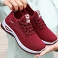 thumbnail image 4 of Willtoo Orthopedic Shoes for Women Arch Support Non Slip Slip on Running Shoes Breathable Knitted Mesh Stretch Hiking Shoes Soft 2026 Orthopedic Shoes, 4 of 6