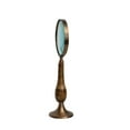 thumbnail image 5 of Creative Co-Op Vintage Brass and Bone Magnifying Glass, Multicolor, 5 of 5