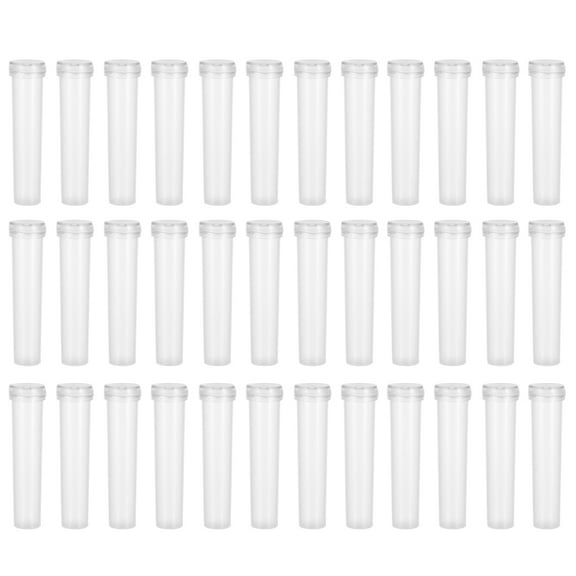 100 Pieces Floral Water Tubes for Flowers, Small White Test Tubes for Water Storage, Flower Holders and Nutrition Containers