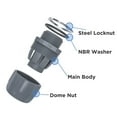 thumbnail image 2 of TAPDRA PVC Liquid Tight Connector 1/2 Inch Non Metallic 25 Pack Oil Resistant for Electrical Wiring Marine HVAC, 2 of 8