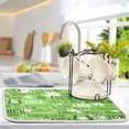 thumbnail image 5 of FREEAMG Green Patricks Day Dish Drying Mat for Kitchen, 16 x 18 Inch Microfiber Absorbent Dish Drying Pad, Machine Washable Kitchen Counter Protect Mats, 5 of 7