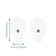 thumbnail image 2 of CYC 2pcs TENS/ Unit 20 Snap Tens Unit Electrode Pads Large Premium Replacement Tens Electrodes Reusable Up To 25 Times Per Electrode, 2 of 4