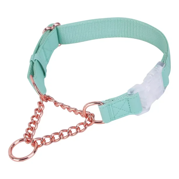 Collar De Cuero Suave Martingale Para Perros, Cadena De O...